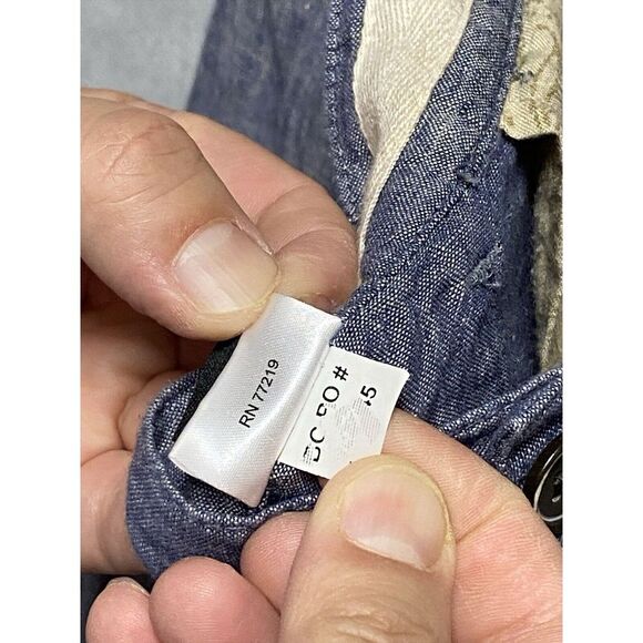 Jos A Bank Shorts Men 42‎ Blue Reserve Linen Chino Golf Casual Hybrid  Vacation - Picture 8 of 11